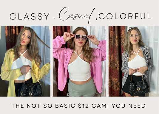 How to Style a White Cami