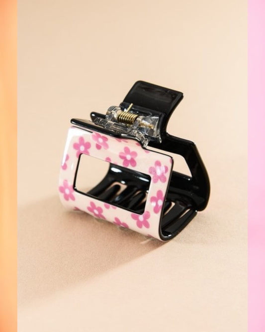90's Style Lilac Floral Fun Claw