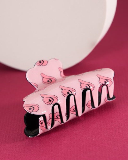 Western Wiles- Pink Hat Claw