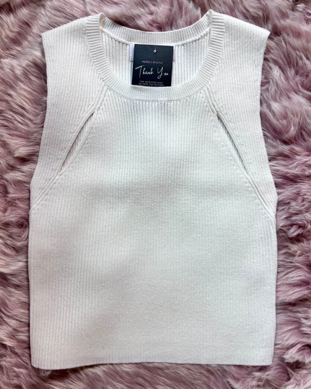 Cutout sleeve crop top. White tank top. Cute spring women's top