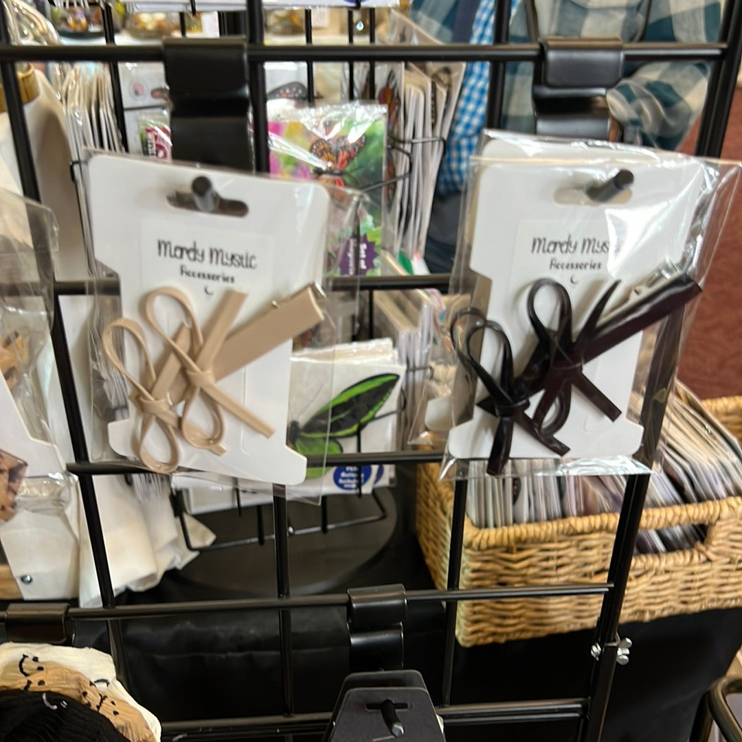 Large double bow clip