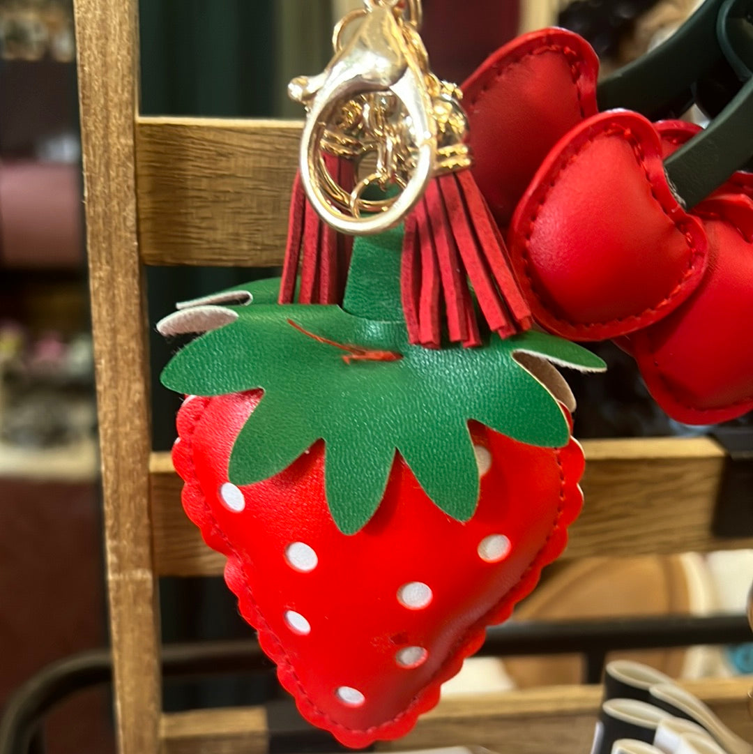 Strawberry keychain