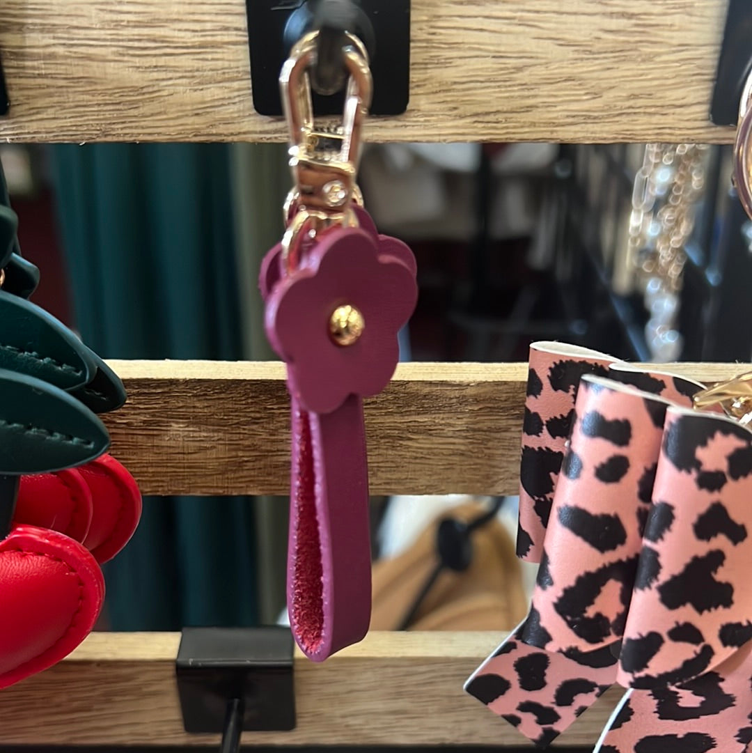 Floral key chain