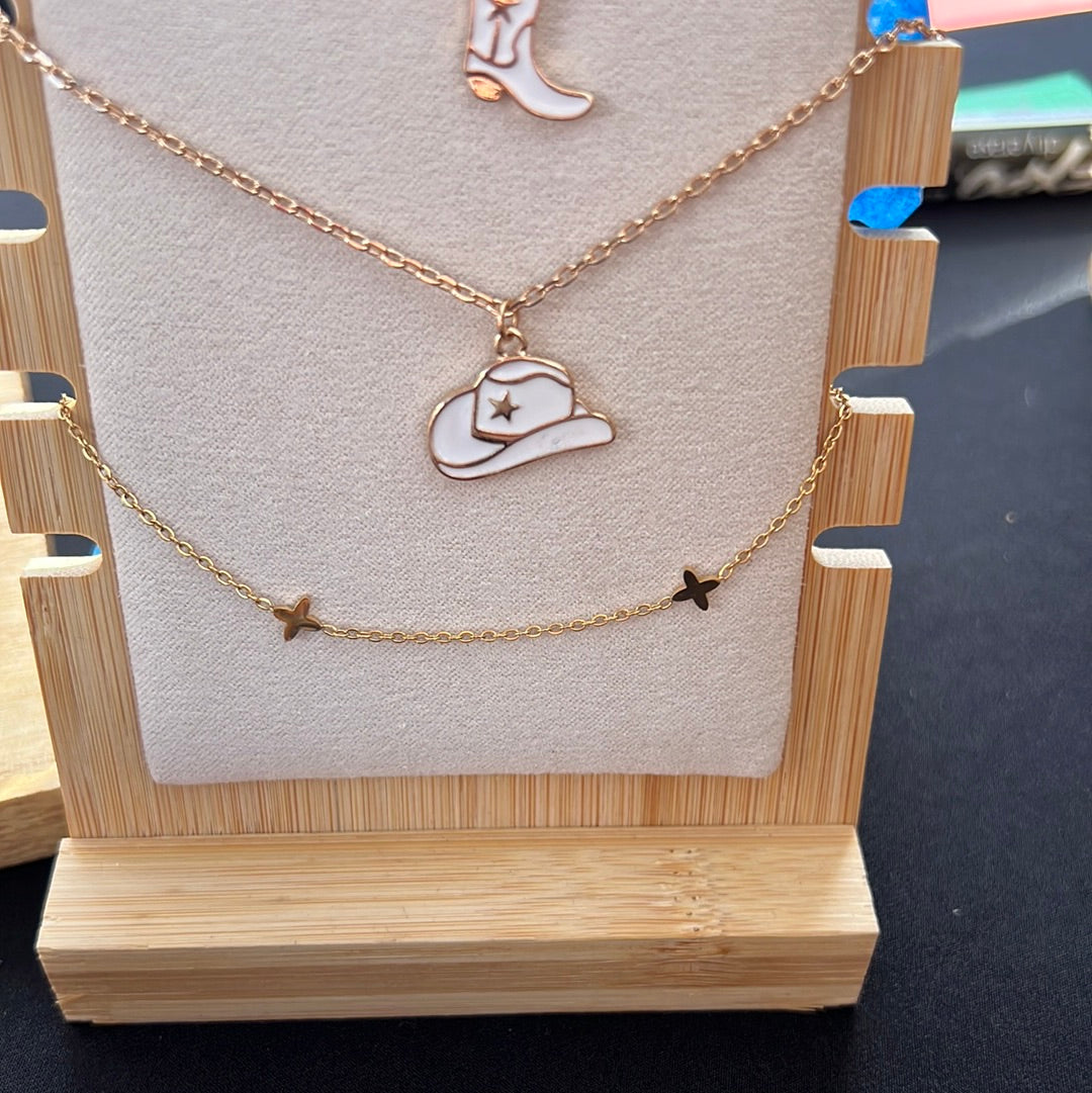 Gold mystical necklace