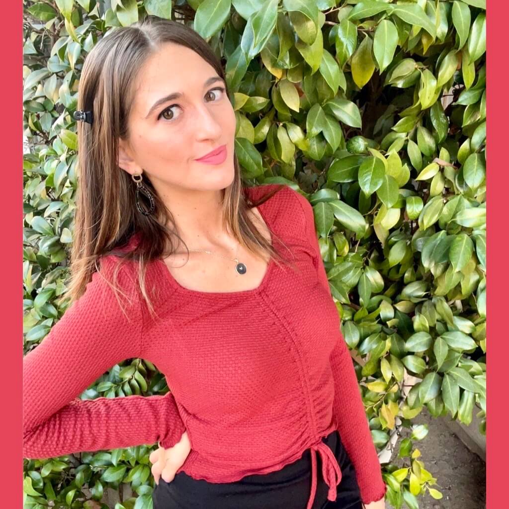 Elevated Intentions Brick Red Waffle Knit Ruched Drawstring Crop Top - T2131