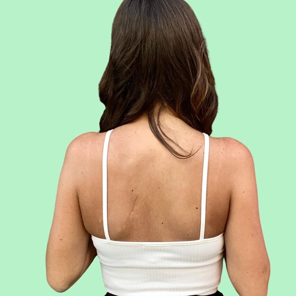 New Beginnings Criss-Cross White Ribbed Cami