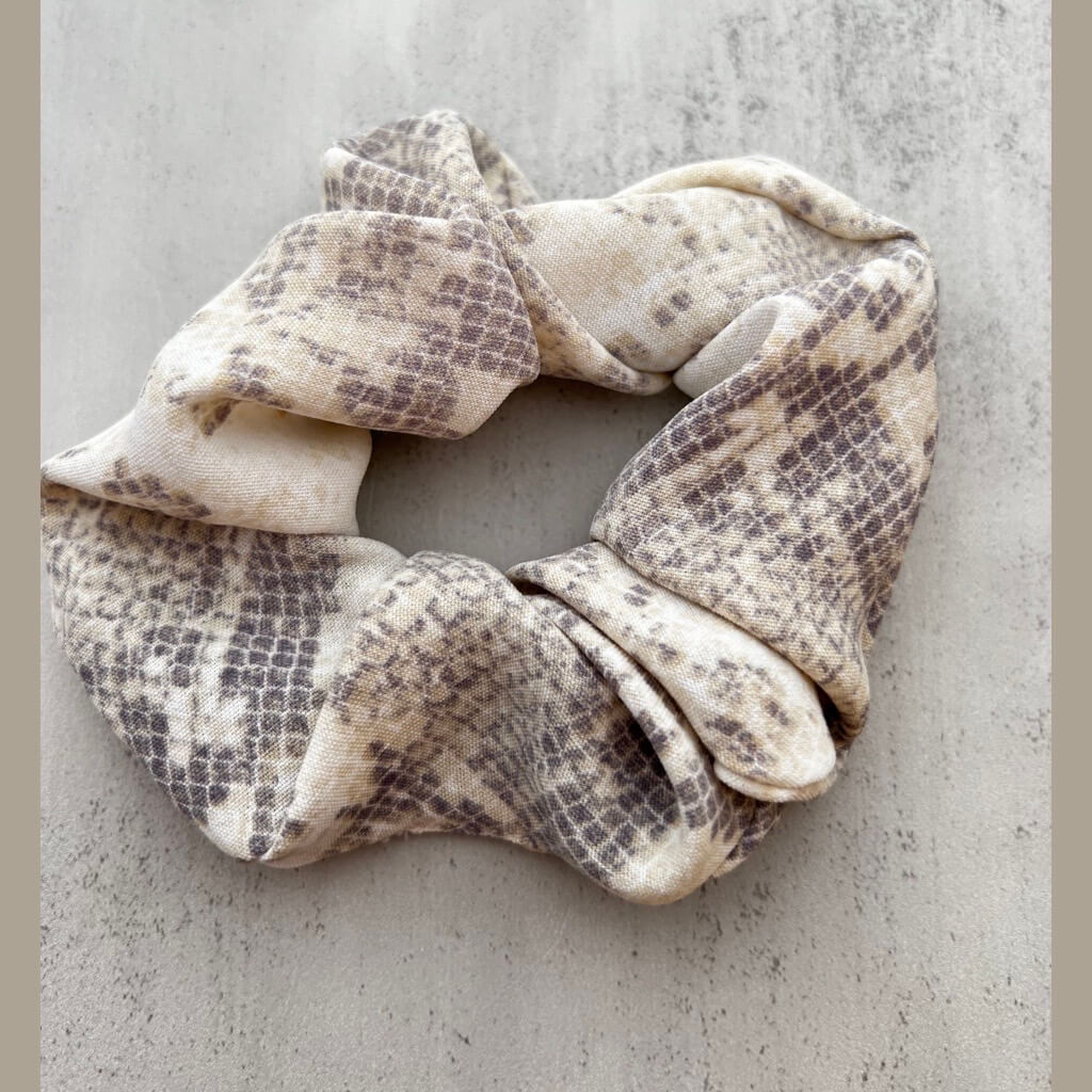 Snake print Scrunchy