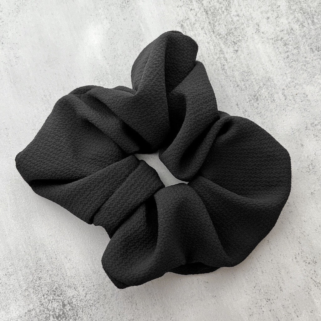 Black chiffon Scrunchy