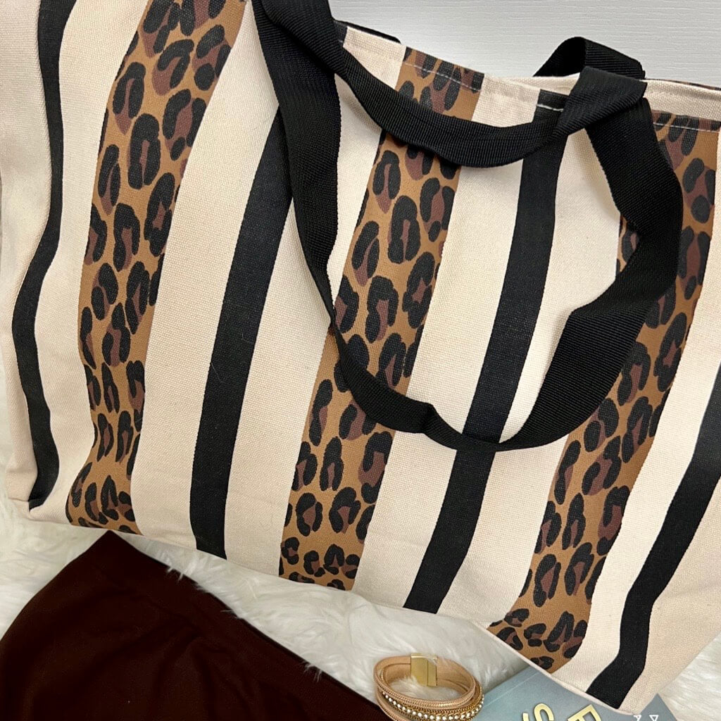 Leopard Weekender Tote