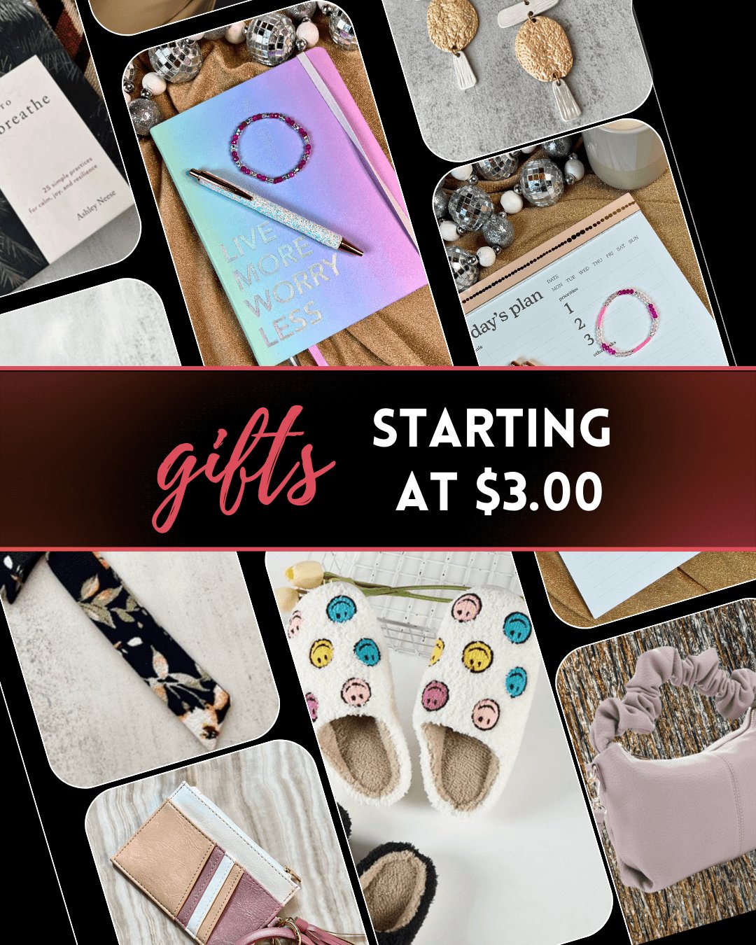Gifts starting at $3