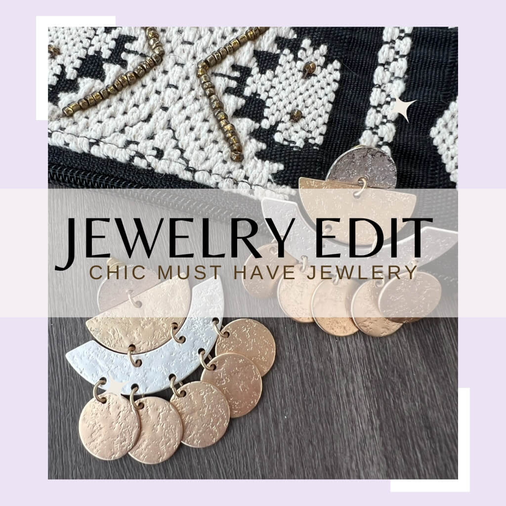 All the chic jewelry including earrings, statement earrings, minimal jewelry, and more! Get great prices on our pre black friday jewelry.