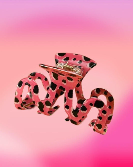 Groovy Large Pink Leopard Claw